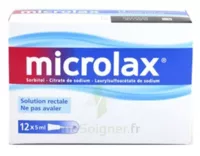 Microlax Sorbitol Citrate Et Laurilsulfoacetate De Sodium S Rect En Récipient Unidose 12récip-unidoses-can/5ml à MARSEILLE