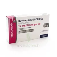 Borax/acide Borique Biogaran 12 Mg/18 Mg/ml, Solution Pour Lavage Ophtalmique En Récipient Unidose à MARSEILLE