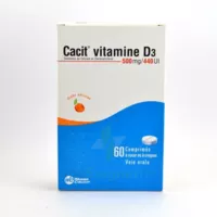 Cacit Vitamine D3 500 Mg/440 Ui, Comprimé à Sucer Ou à Croquer à MARSEILLE