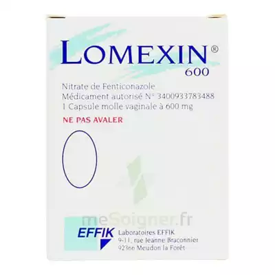 Lomexin 600 Mg Caps Molle Vaginale Plq/1 à MARSEILLE