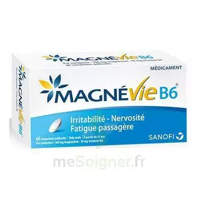 Magnevie B6 100 Mg/10 Mg Comprimés Pelliculés Plaq/60 à MARSEILLE