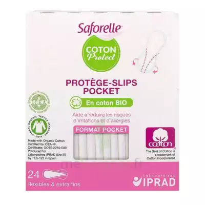 Saforelle Coton Protect Protège-slip Pocket B/24 à MARSEILLE