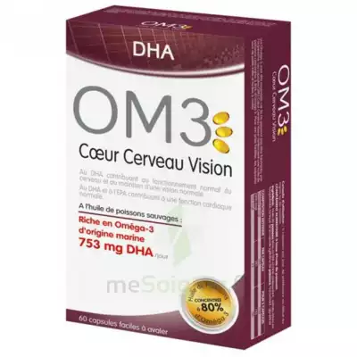 Om3 Dha Coeur Cerveau Vision Caps B/60 à MARSEILLE