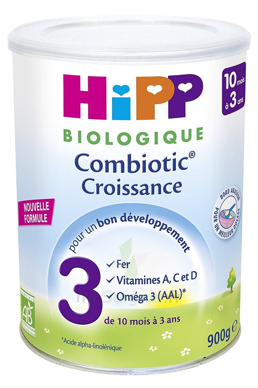 Pharmacie Grand Littoral Parapharmacie Hipp Biologique 3 Lait Combiotic Croissance De 10 Mois A 3 Ans 1 Boite De 900 G Marseille