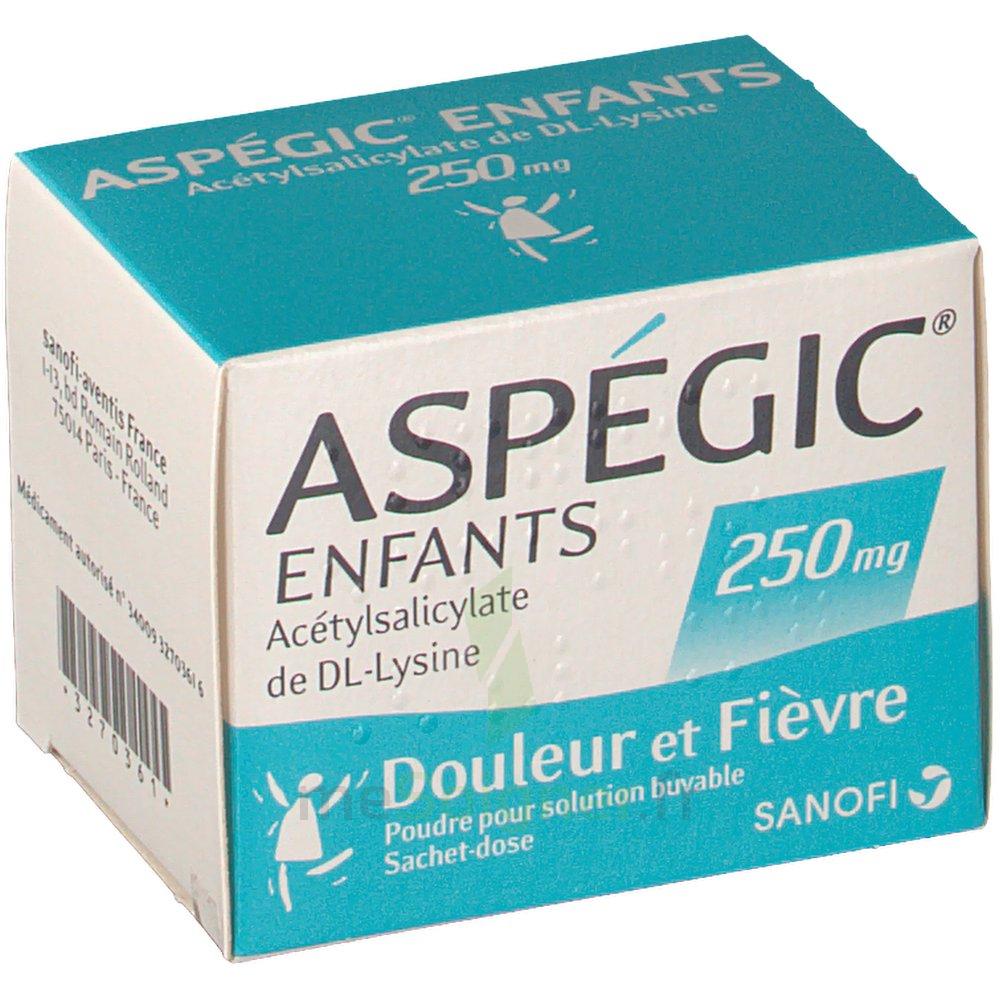 Pharmacie Grand Littoral Medicament Aspegic Enfants 250 Poudre Pour Solution Buvable En Sachet Dose Acide Acetylsalicylique Marseille